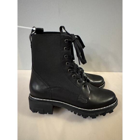 Rag & Bone Shiloh Combat Boot Black 9.5 Rag & Bone shoe chart 39.5 (new) - Picture 4 of 10